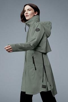 Chamarras Canada Goose Mujer Mexico - Cinematographer Rompevientos Black Label Verdes XN6327094